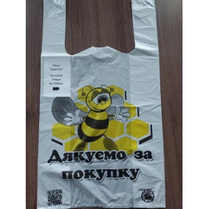 Изображение товара -  Майка Караван 28*49  Бджілка уп.100 шт. міш.2500шт.