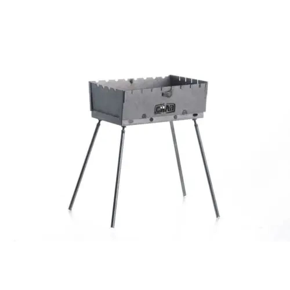 Мангал розкладний (кейс) на 8 шампурів холоднокатаний товщина 1.5 мм  (СИЛА)