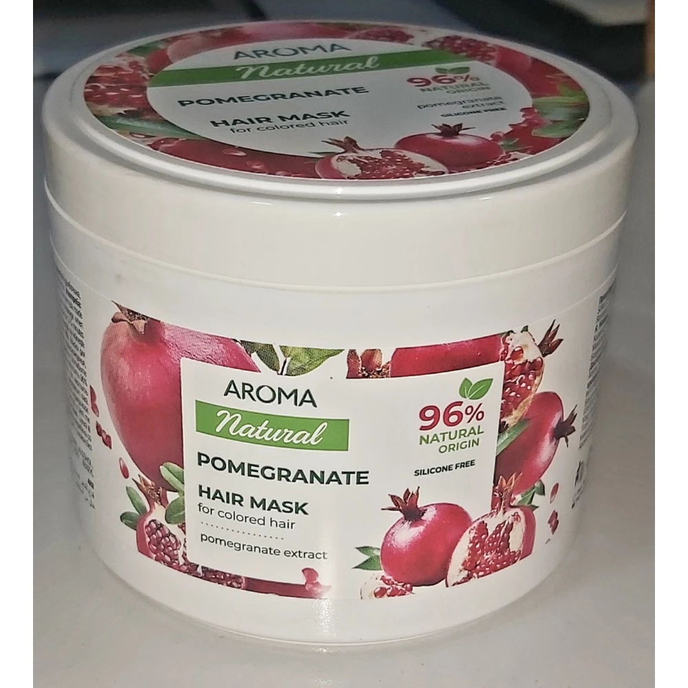 Маска  Aroma Natural з екстрактом Гранату для фарбованого волосся (450мл.)