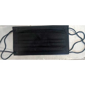 Изображение товара -  Маска захистна Чорна 3 слоя, пач.-50шт.