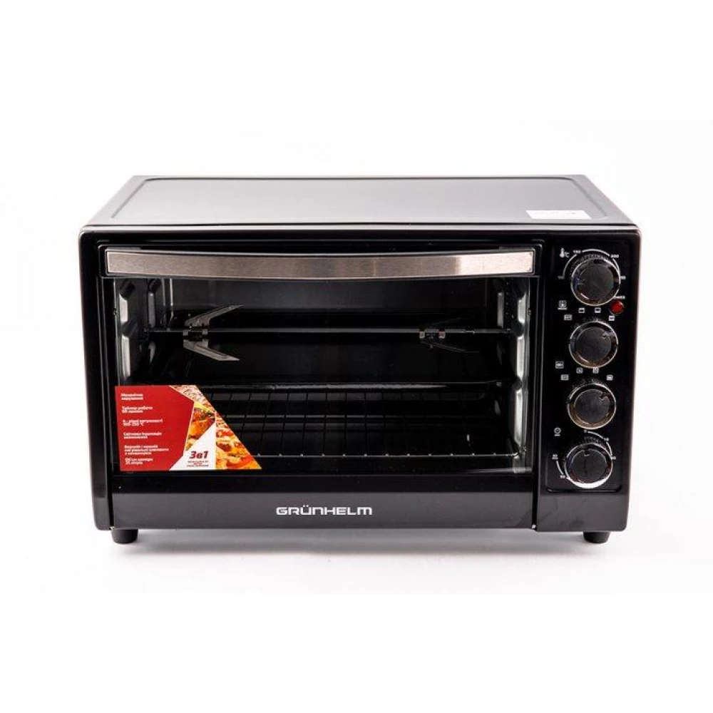 Піч електрична Grunhelm GN352ARC чорний 35л.1800Вт з конвенцією + гриль