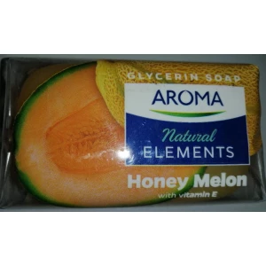 Изображение товара -  Мило “Aroma Natural Elements Honey Melon “ Медова диня (з вітаміном “Е“) 100гр.
