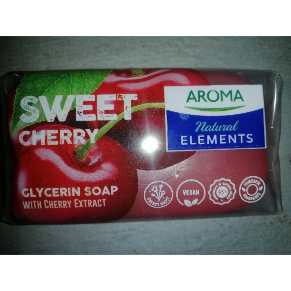 Мило “Aroma Natural Elements Sweet Chery“ Солодка черешня (з екстрактом черешні) 100гр.