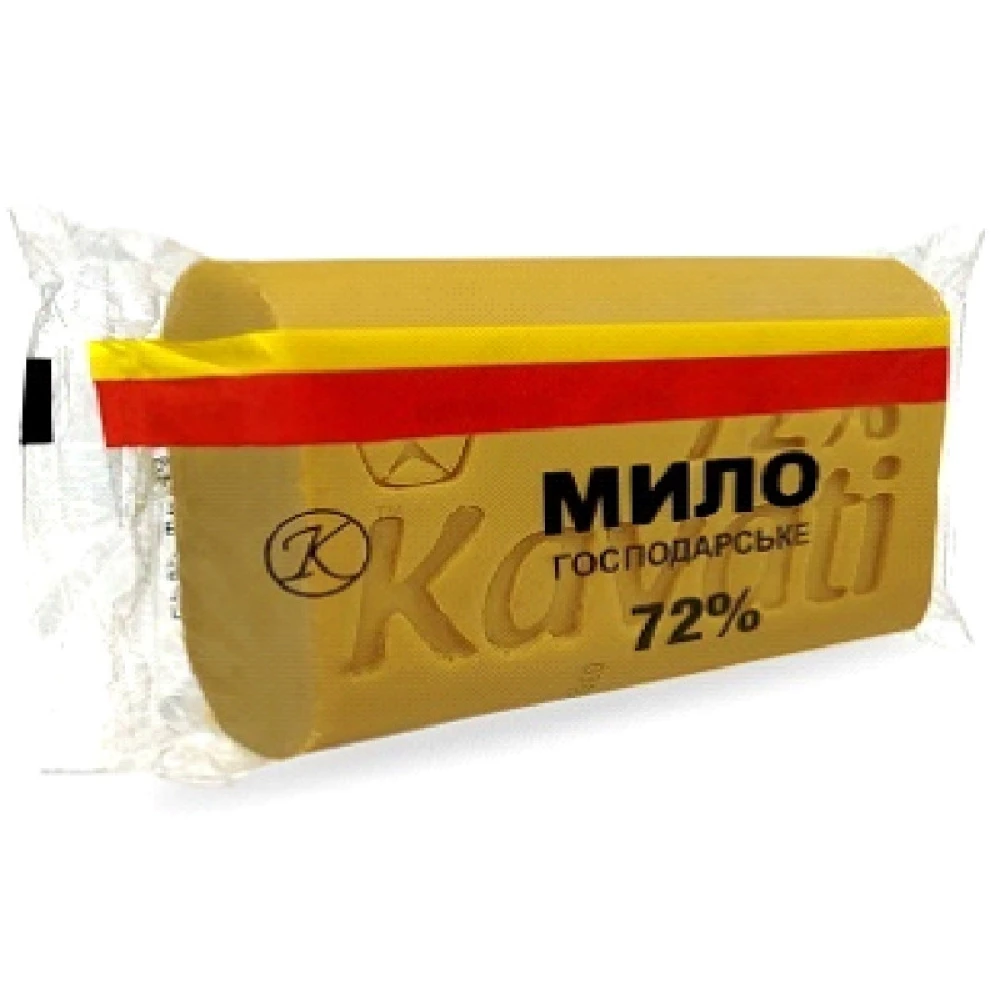 Мило господарське тверде 72%, 200г УПАКОВКА. 1груд.ДСТУ 4544:2006, ящ.-60шт.