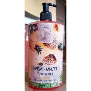 Изображение товара -  Мило рідке “Olimi“ 1000мл.  дозатор “Ананас“, ящ.24шт.