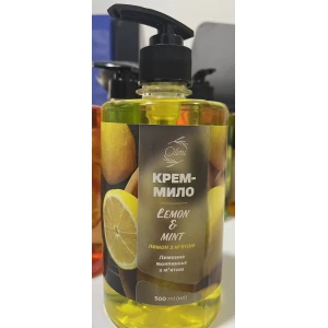 Изображение товара -  Мило рідке “Olimi“ 500мл. дозатор “Лимон та м.ята“, ящ.-15шт.