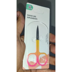 Изображение товара -  Ножнички манікюрні на листі №016 кольорові “Lanweі“, уп.12шт.