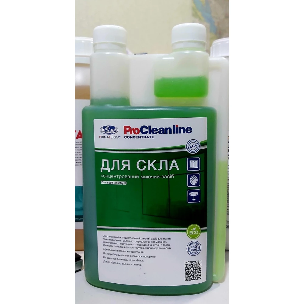 Миючий концентрований засіб для скла та дзеркал Industry-3 0.95кг.Primaterra