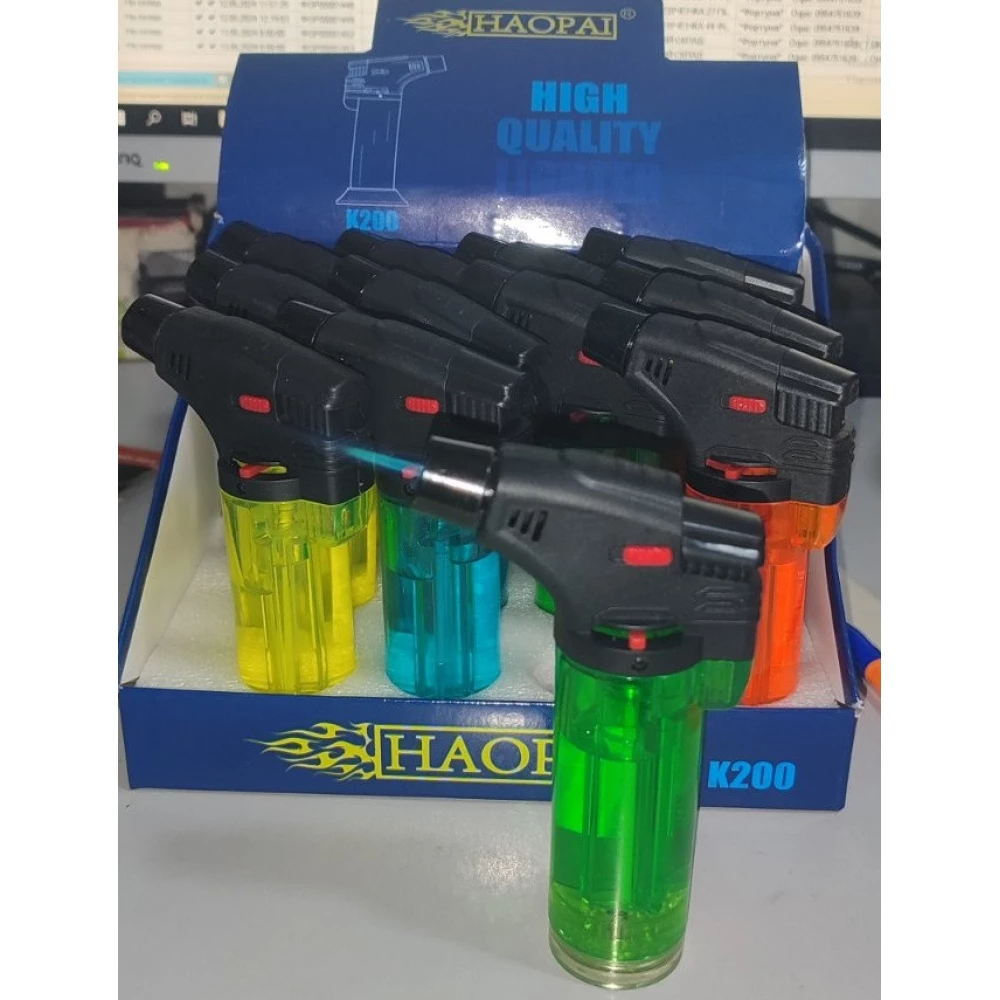 Турбо Пальник NoНР-200 кольорова+заправка, пач.12шт.