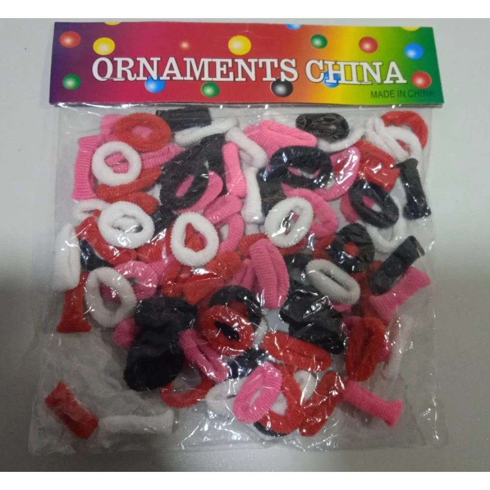 Набір дитячих резинок маленьких кольорові (100)