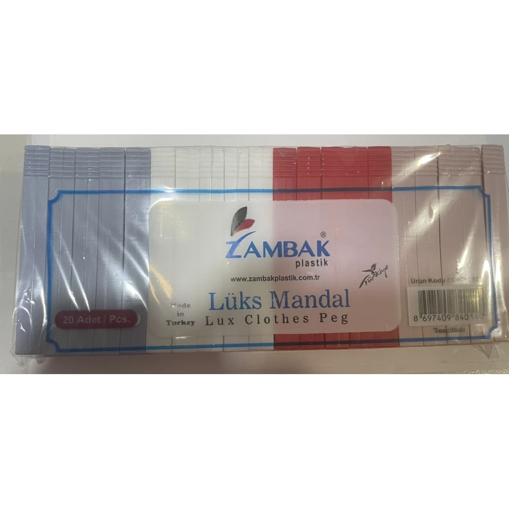 Прищіпки уп. 20 шт. 103 Zambak