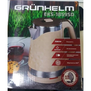 Изображение товара -  Чайник Електро бежевий 1500-1800Вт., 2,0л. “Grunhelm“ EKS-1859SD