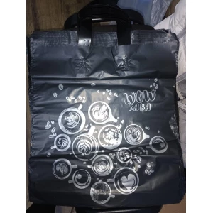 Изображение товара -  Накладна руч. Пак. 38*42  КС чорний  Кава, асорті,  уп.-25шт.