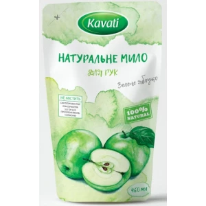Изображение товара -  Натуральне рідке мило м/у “Зелене Яблуко“ 460мл. “Kavati“ ящ.20шт.
