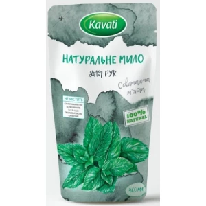 Изображение товара -  Натуральне рідке мило м/у “Освіжаюча м“ята“ 460мл. “Kavati“ ящ.20шт.
