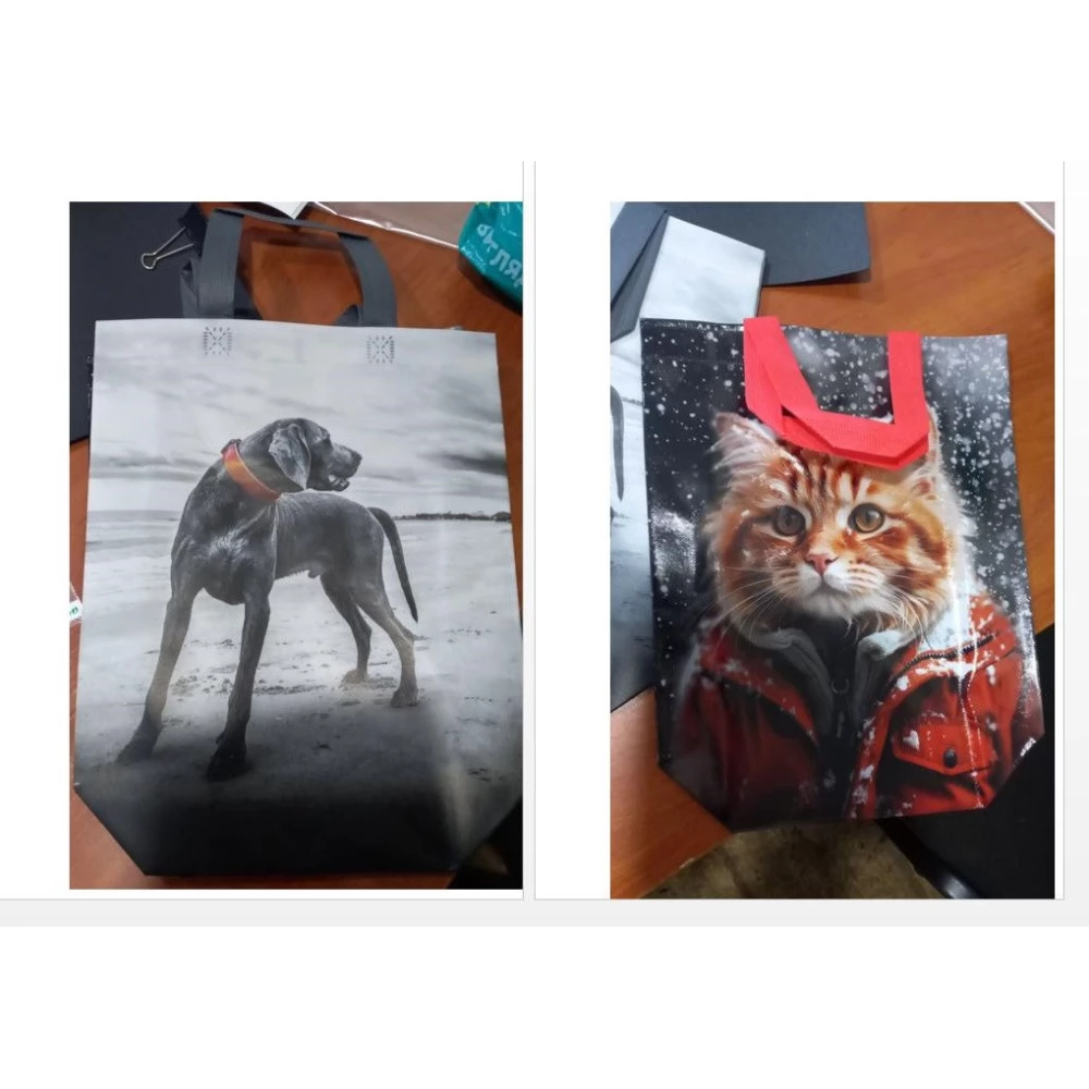 Сумка НОВ середня з малюнком 29*33см.,  уп.-25шт.