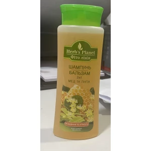 Изображение товара -  Шампунь-бальзам 2в1 “Мед та липа“живлення там“якість  240м“Фіто лінія“ Herbs Planet