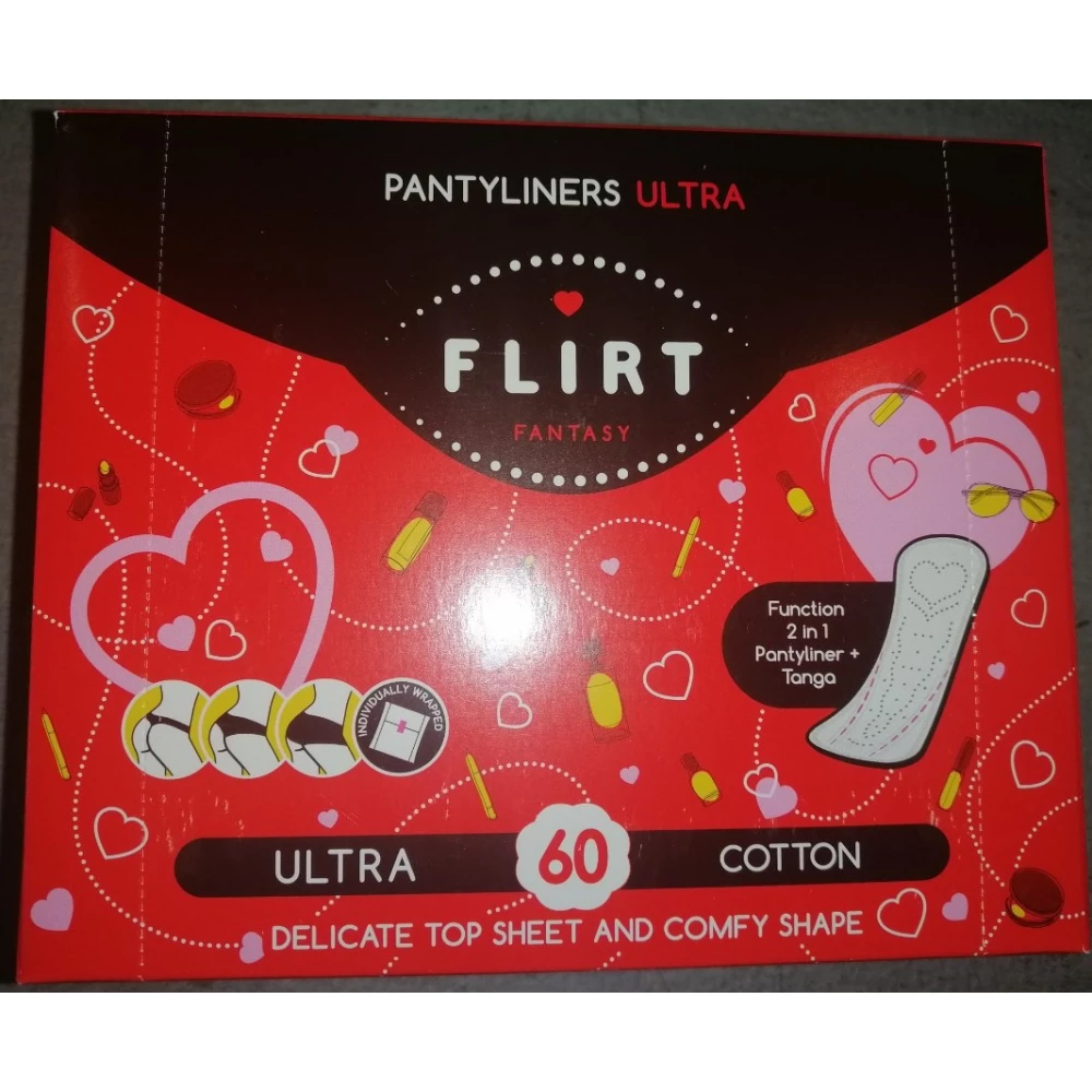 FantasyFLIRT щоденні гіг.прокл. Slim - Cotton В індивід. упак 150мм уп=60шт