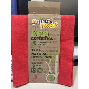 Изображение товара -  Серветка ECO універсальна  3шт.“Smart Home“ ящ. 45шт.