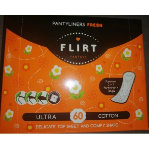 Изображение товара -  FantasyFLIRT щоденні гіг.прокл. Slim Fresh - Cotton В індивід. упак., 150мм уп=60шт.