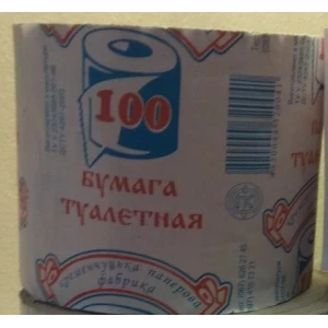 Изображение товара -  Папір Туалетний “100“, ящ.-56шт. пач.12шт.