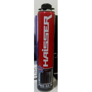 Изображение товара -  Піна монтажна HAISSER Проф (зима) пістолетна PRO 65W 780мл.