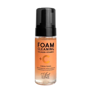 Изображение товара -  Пінка для очищення шкіри обличчя з колагеном і вітаміном С, 150 мл. “Art Line“