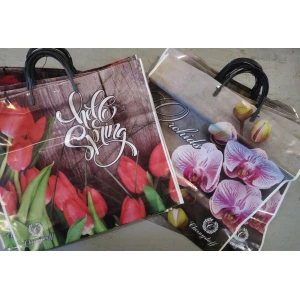 Изображение товара -  Пластмасова ручка пакет №2 Ренд Пако Асорті 38*38, звяз.-10шт.