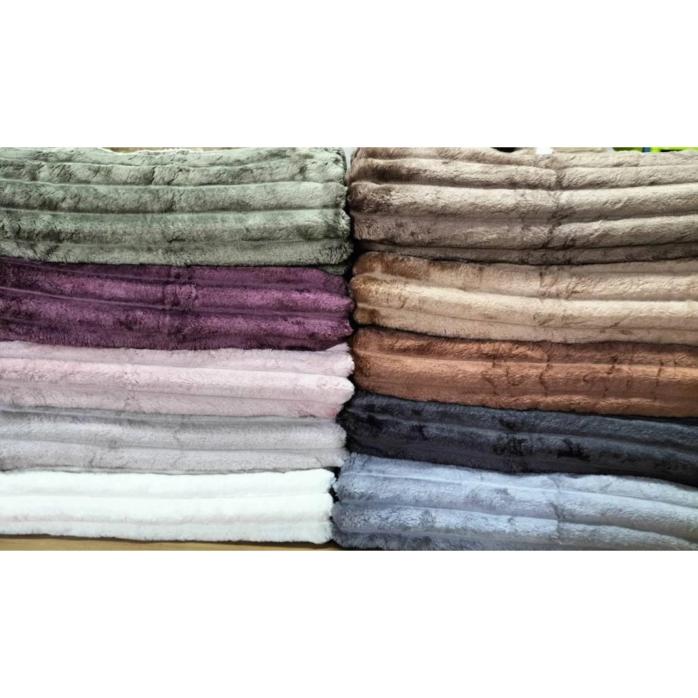 Плед Смуги, рельєфи, куби Євро 200*220