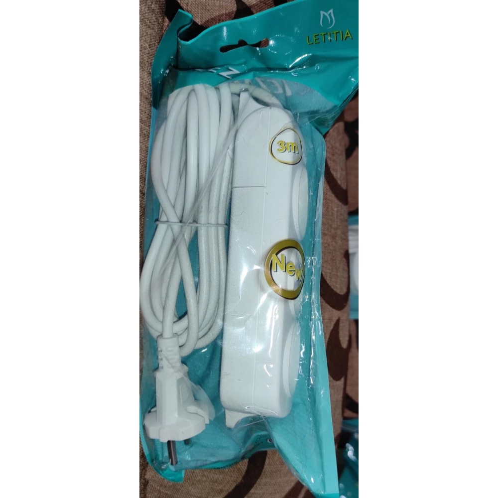 Подовжувач 3гн/3м LEZARD LETITIA 721-0303-303