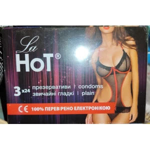 Изображение товара -  Презерв. La Hot Тонкий уп-24 шт.