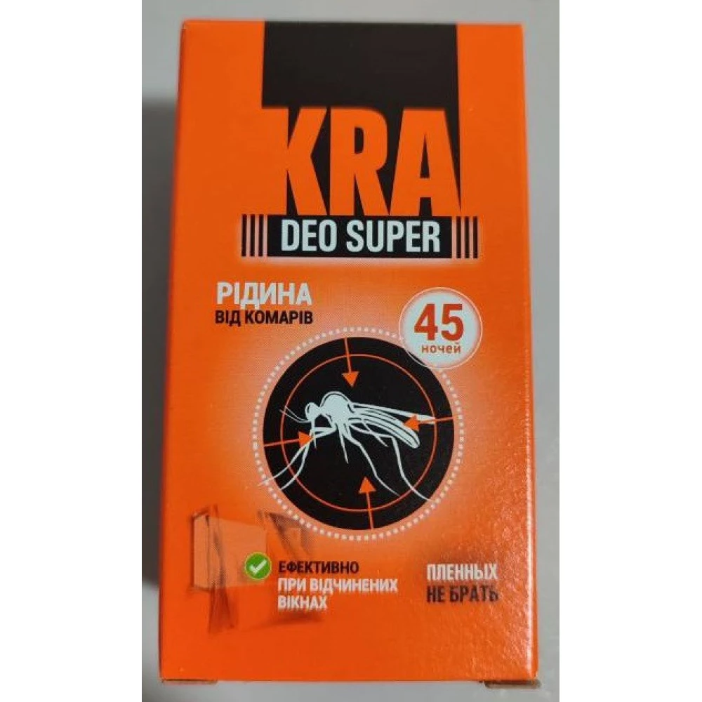 Рідина для фумігатора KRA DEO 45 ночей., ящ.-48шт.