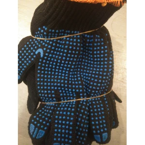 Изображение товара -  Робоча Рукавиця №8611 чорна х/б стрейч, пач.-10,12пар.WE2122