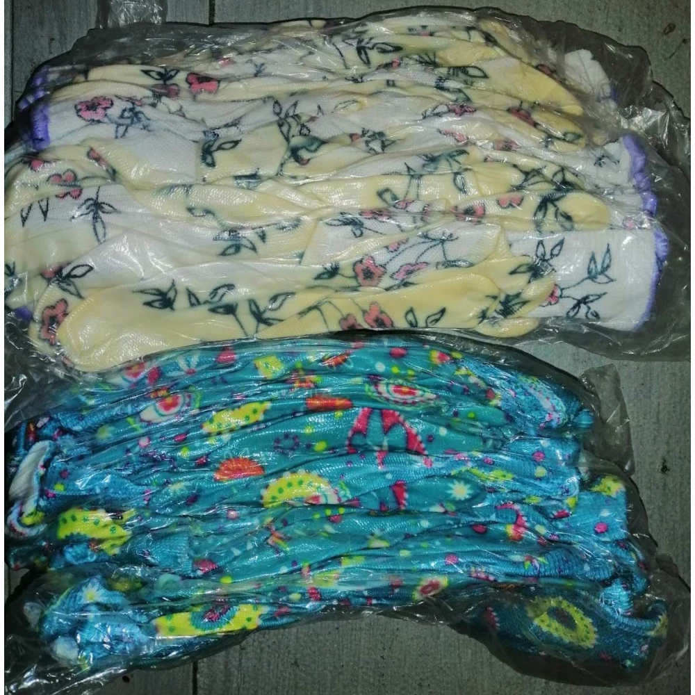 Робоча Рукавиця Жіноча ПВХ стрейч з малюнком, пач.-12пар.