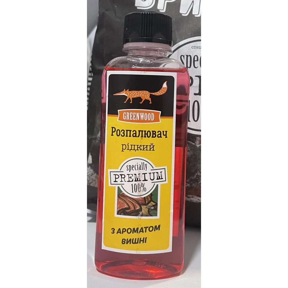 Розпалювач вогню 200мл.“GREENWOOD“ ящ.32шт.