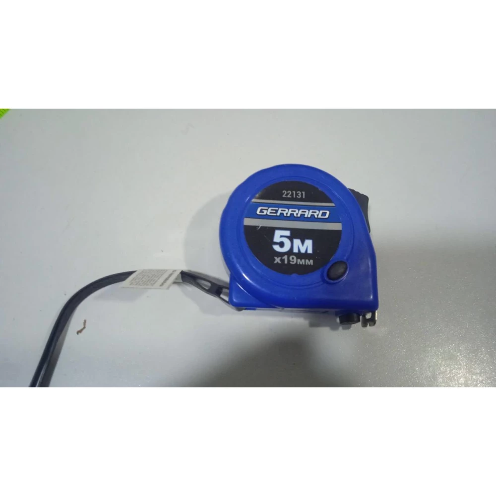 Рулетка 5 м*19 мм пласт корпус Gerrad