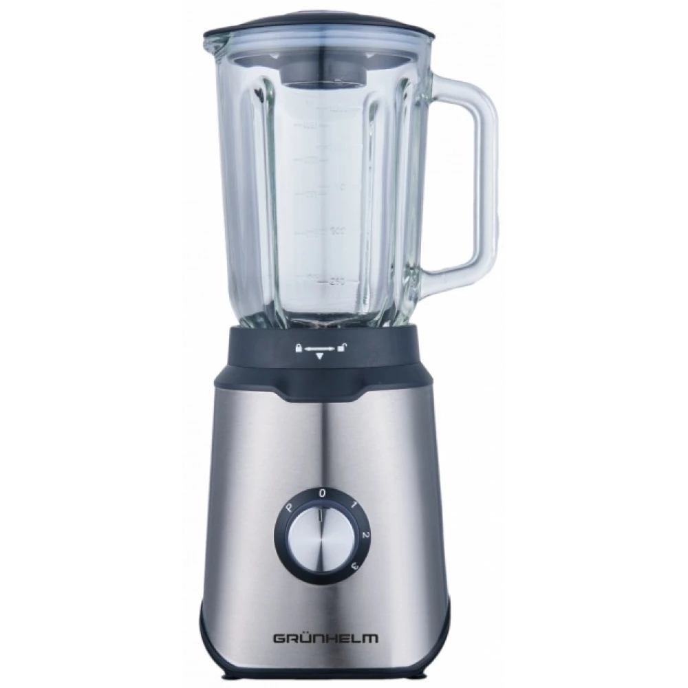 Блендер стаціонарний GRUNHELM EBS-1200ТG, 1200Вт, 3швидк., нержав.сталь, резинові ніжки