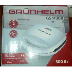 Изображение товара -  Сендвічмейкер GRUNHELM GSM800 800Вт 3 змінні панелі