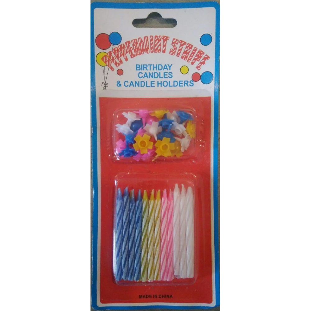 Свічки в торт  1уп- 24шт, пач. 24 уп.