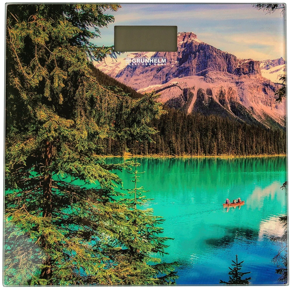 Ваги електронні GRUNHELM BES в асорт- макс. вага 180кг, квадратні 28х28см, з батареєю 1х3VCR2032