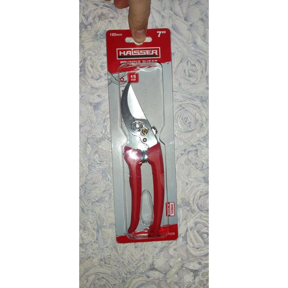 Секатор садовий 200 мм зковадлом алюм. ручки Werk