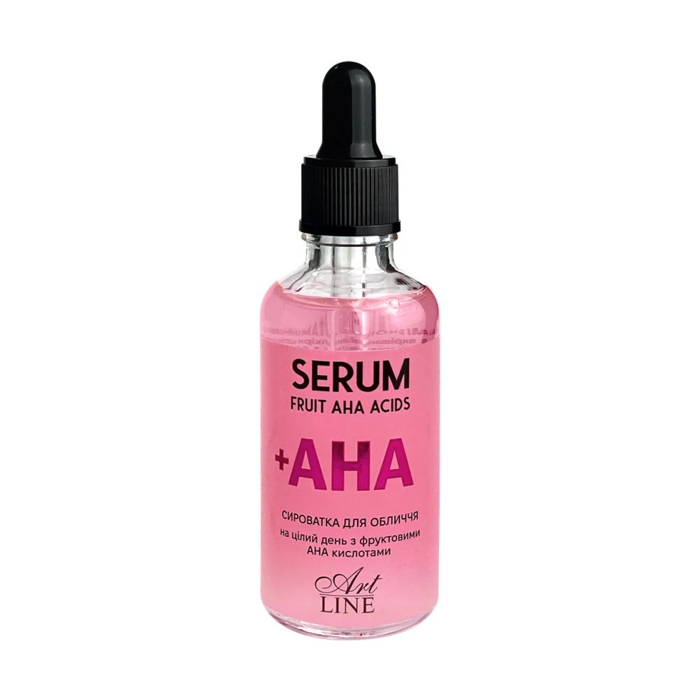 Сироватка для обличчя з фруктовими АНА кислотами, 50 мл. “Art Line“