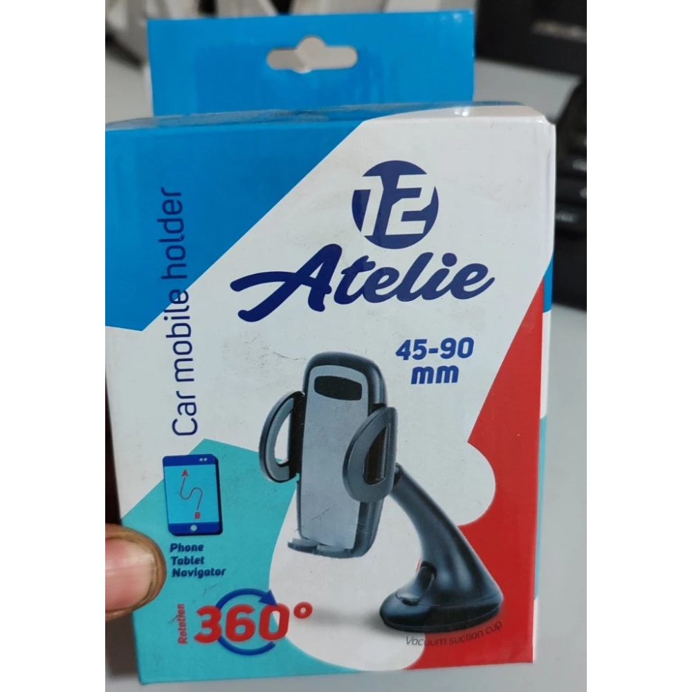Тримач для теленфону затиск  з присоскою Atelie