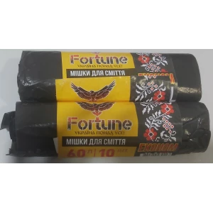 Изображение товара -  Сміттєвий пакет “Fortune“ Економ 60л.*10шт.