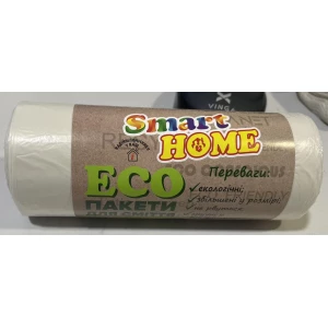 Изображение товара -  Сміттєвий пакет “Smart Home“ ECO 40л.*30шт. ящ.30 шт.