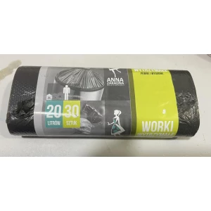 Изображение товара -  Сміттєві пакети 20л 30шт HDPE (SH) “Anna Zaradna“