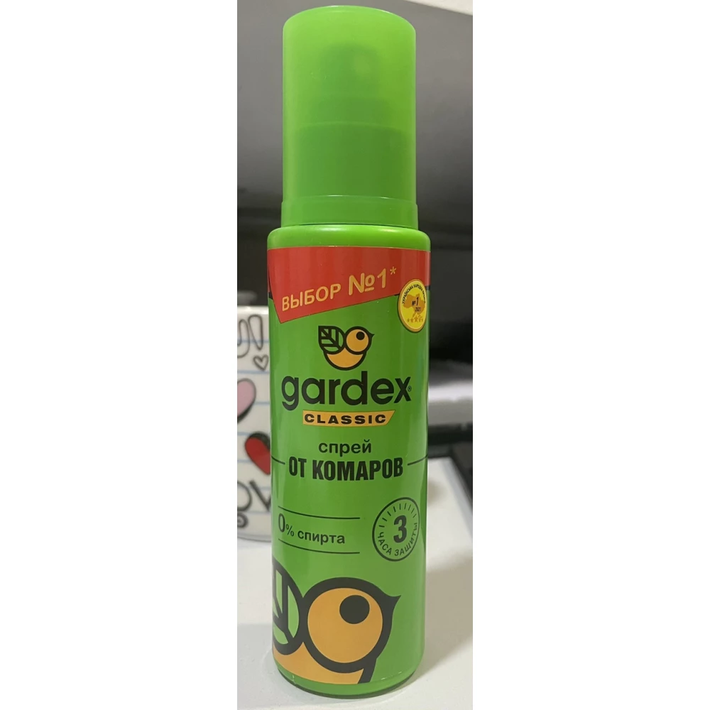 Спрей від комарів Gardex 100мл. ящ.12шт.