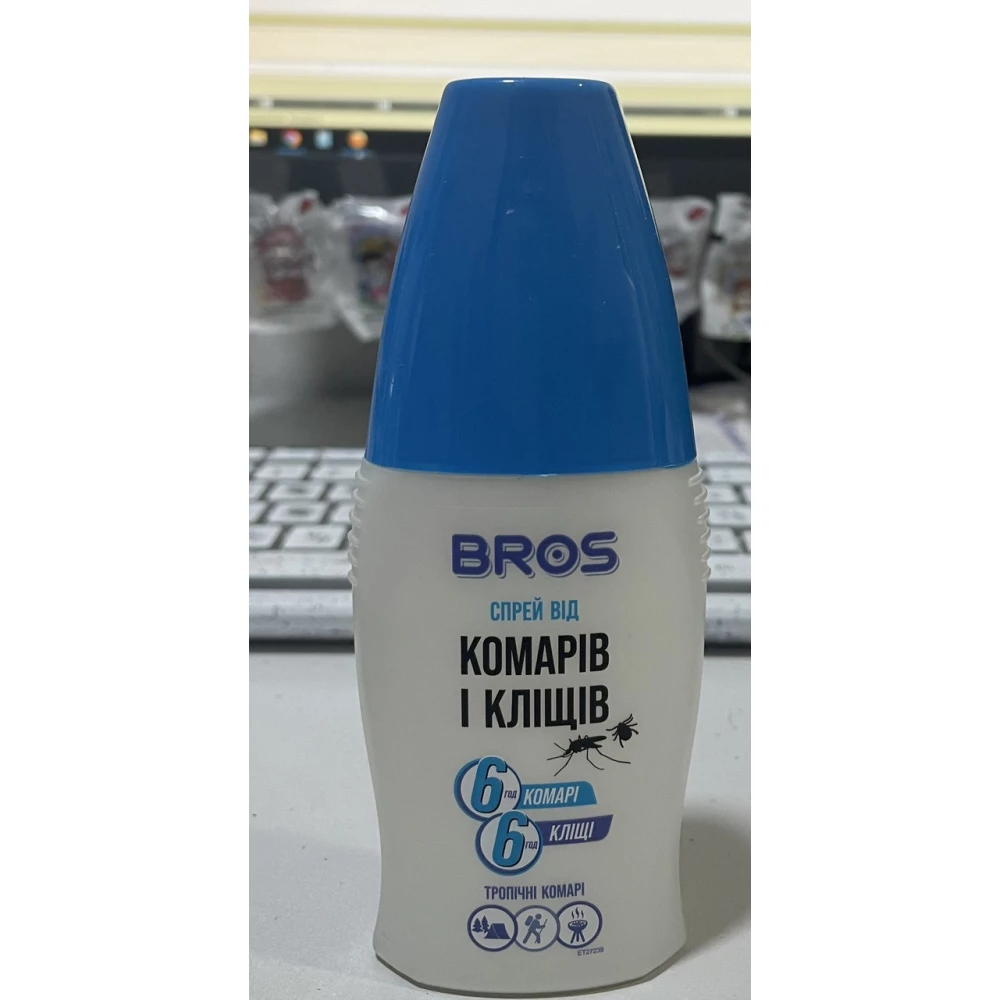 Спрей від комарів та кліщів Bros