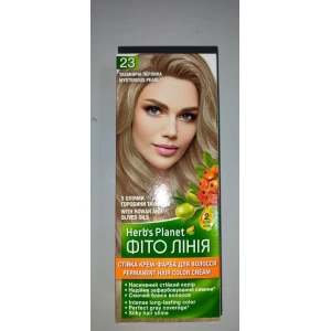 Изображение товара -  Стійка крем-фарба для волосся “Фіто лінія“ Herbs Planet №23 Таємнича Перлина