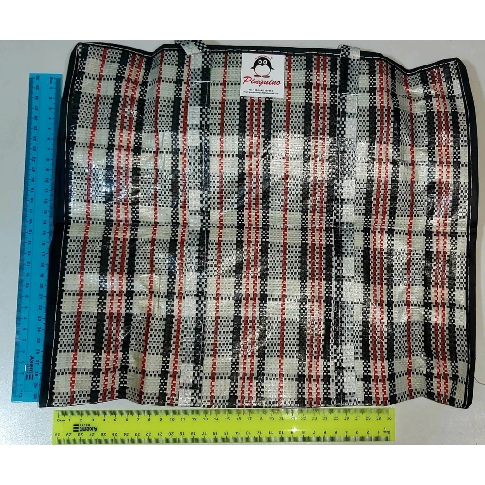 Сумка хоз. молнія клітка №1, Широка, вис.-34см, шир.-39см., закл.20см.